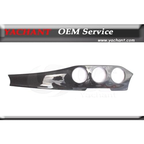 Dry Carbon Fiber Interior Trim Fit For 14-16 MB CLA GLK Class CLA45 GLA45 W117 X156 LHD Dashboard Air Con Vents Surround Cover