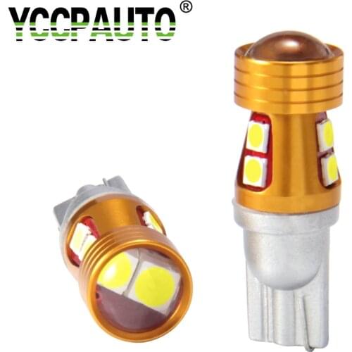 YCCPAUTO T10 Canbus 194 168 W5W No Error 8SMD 3030 LED Car Side Wedge Light 12V Interior Emitter Xenon White DRL 2PCS