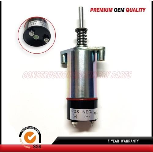 Replace Caterpillar CAT Fuel Shutdown Solenoid 125-5774 24V or 125-5773 12V stop solenoid valve