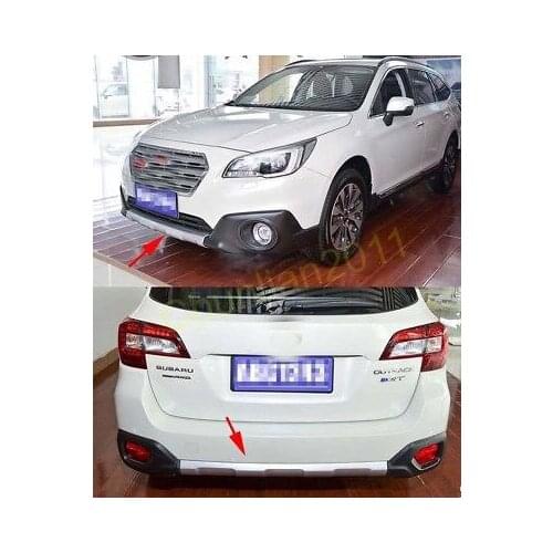 Front Rear Bumper Protector Skid Plate For SUBARU Outback 2015-2017
