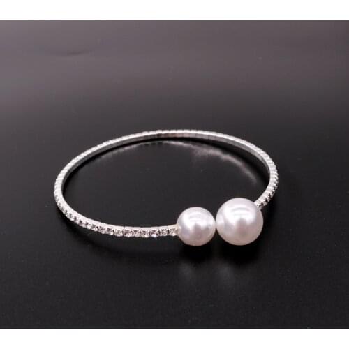 Fashion Women Plate with Bracelets 2pcs Jewelry Charm Female Crystal Stones Lady Lovers Christmas Gift Bijou