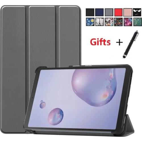 Hard Case for Samsung Galaxy Tab A7 10.4'' T500 Cover Tab A 8.4 SM-T307 Tri-Fold Stand for Tab A 10.1 SM-T510 Tab A 8.0 SM-T290
