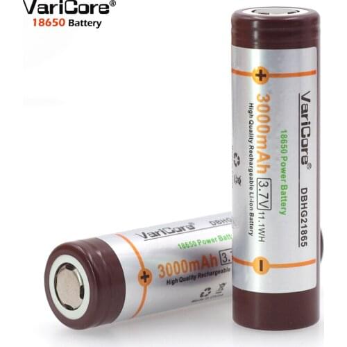 2 pcs. New100% original VariCore HG2 18650 3000 mAh battery 3.6 V discharge 20A , Dedicated Electronic special battery