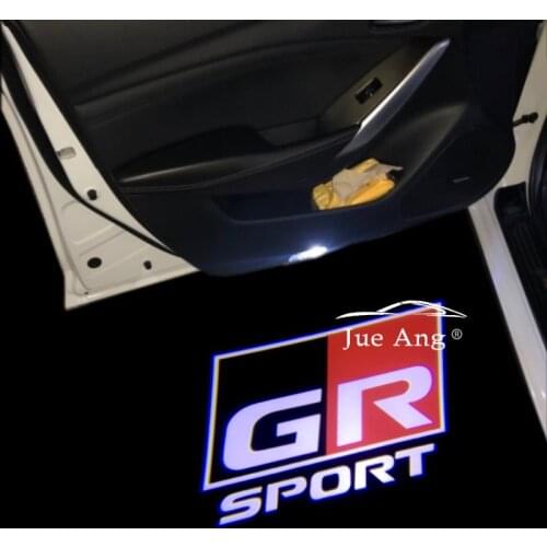 2pcs For AVALON Camry Reiz HIGHLANDER Crown LED HD Car Door Light Projector Ghost Shadow Light Welcome Light Atmosphere Light