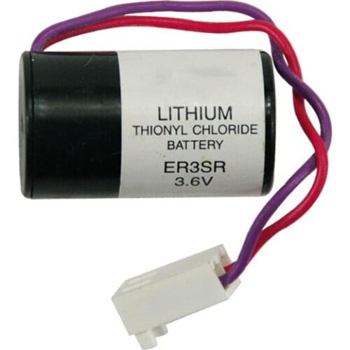 2PCS ER3SR PLC CNC SERVER Battery ER3 ER3V 3.6V Lithium Battery