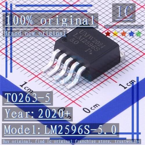 2020+ 100% Brand new original 2PCS-10PCS LM2596S-5.0 TO263-5 5V voltage regulator buck chip