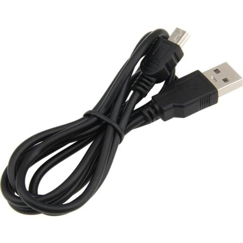 500pcs Best Black 100cm Length USB 2.0 A Male To Mini 5 Pin B Data Charging Cable Cord Adapter USB Extension Cable
