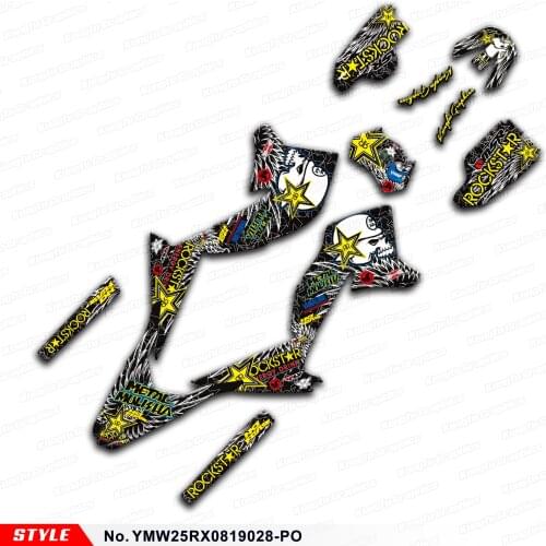 Aftermarket Dirt Bike Graphics for WR250X WR250R 2008 2009 2010 2011 2012 2013 2014 2015 to 2020, Style No.YMW25RX0819028-PO