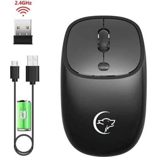 Bluelans G850 High Quality Durable 2.4G Wireless Mute Mouse Adjustable DPI USB Receiver for PC Gaming Office Laptop