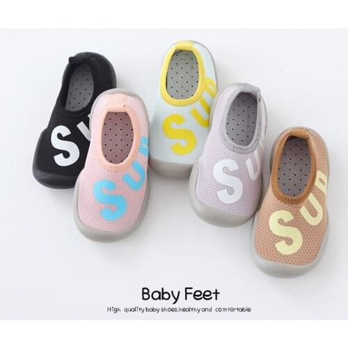 Baby Boy Shoes Socks Non-slip Toddler Socks Shoes Baby Girl Soft Rubber Sole Socks Shoes Sup for Auntum and Spring 0-3 Years