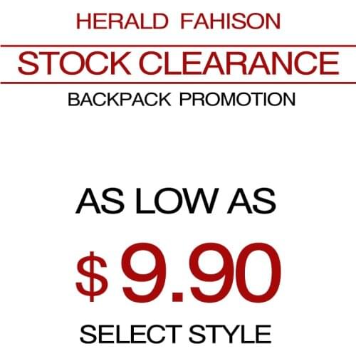 Herald Fashion Stock Clearance Women Backpack Super Promotions School Bag as Low as $9.99