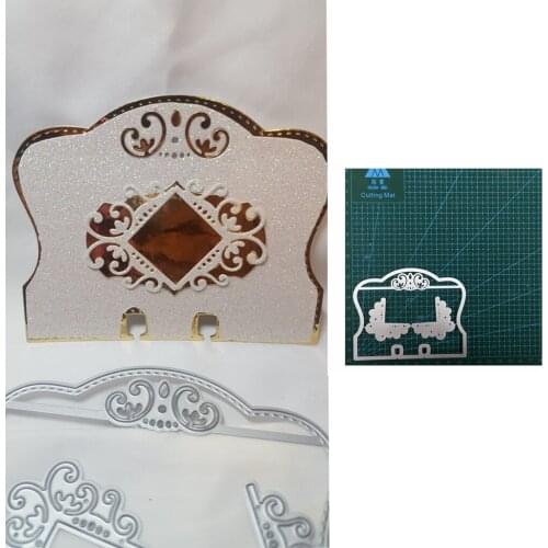 Lace Hollow Card Greeting Metal Cutting Dies Stencil Scrapbook Album Embossing For Gift Card Making Handcrafts Decor