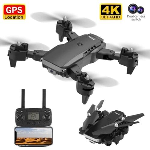 GPS Quadcopter Profissional Obstacle Avoidance Drone Dual Camera 1080P 4K Fixed Height Mini Dron Helicopter Toy