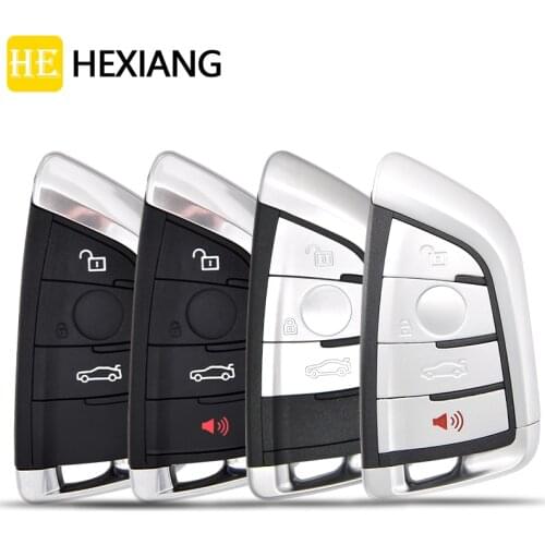 HE Xiang Car Remote Key Shell Case For BMW X1 X3 X5 X6 Series 1 2 5 7 F15F16 E53 E70 E39 F10 F30 F48 F39 G30 CAS4 FEM BDC Cover