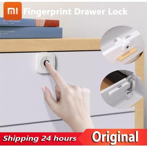 YOUPIN YEELOCK Smart Drawer Cabinet Lock Keyless Fingerprint Unlock Anti-Theft Child Safety File Security Lock For Home Office