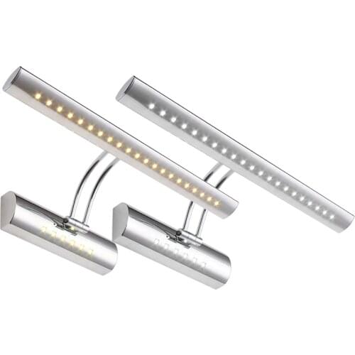 DONWEI 7W 9W LED Makeup Mirror Light Stainless Wall Lamp Modern Home Decor Ligths With Switch for Bathroom Bedroom AC 110V 220v