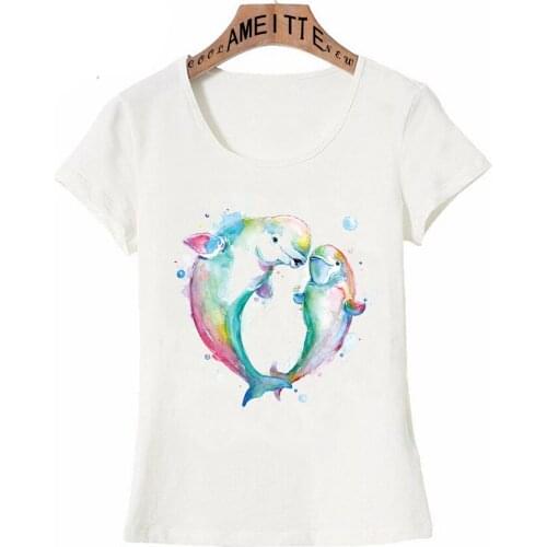 Clever Bubbly Belugas Love Pretty Cute Print T-Shirt Fashion Women Short Sleeve Casual Girl Top Mujer Funny Hip Hop Tees Womens