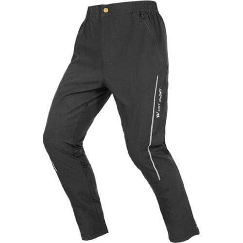 Cycling Pants High Elastic Bike Pant Riding Reflective Long Pant Quick Drying Breathable Sport Trousers For Spring Summer Autumn