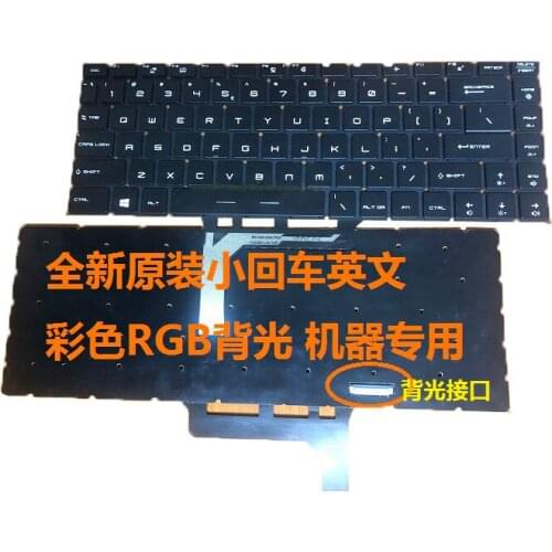 WP65 RGB Colourful Backlit US Keyboard For MSI WP65 9TH WP65 9TH-263 9TH-408ES WP65 WP65 WP65 9TH-602FR WP65 9TH-632 English