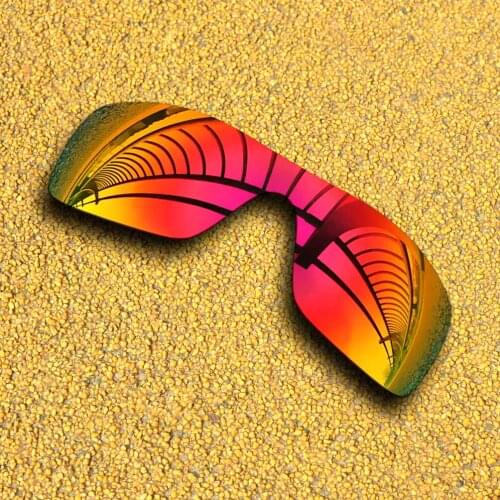 Midnight Sun Mirrored Polarized Replacement Lenses for Batwolf Sunglasses Frame 100% UVA & UVB
