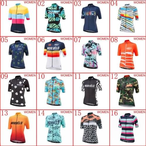 2020 Cycling Jersey Women MTB Bike Tops Short Sleeve Shirt Ropa Ciclismo Mujer Summer breathable road Bicycle Clothing Y20051901