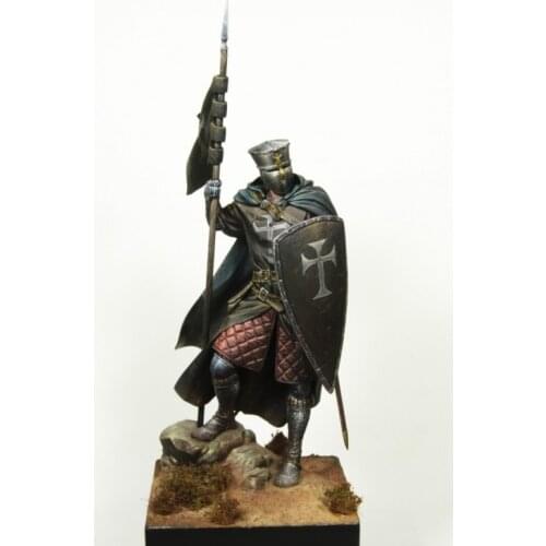 1/20 Scale Historical Crusader Samurai (including 2 heads) 90MM Unpainted Miniatures Resin Model Kit Figures Free Shipping