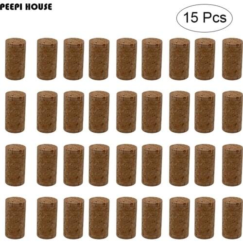 15 Pcs/lot #9 Wine Corks Wine Stoppers with agglomerated cork center and natural cork disk ends- 15/16" x 1 3/4"