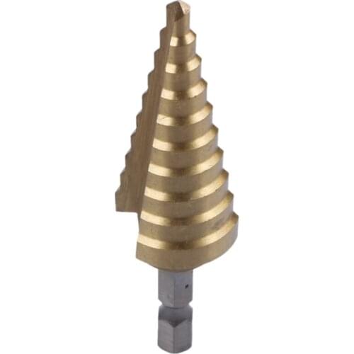 4-22MM HSS 4241 Hex Titanium Cone Drill Bit Hole Cutter For Sheet Metal