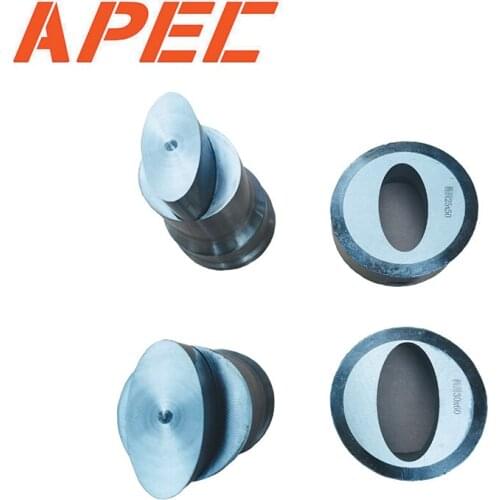 APEC Hydraulic Ironworker Oval Punch Die-Round/Oblong Hole Punching Ironworker tooling punch die