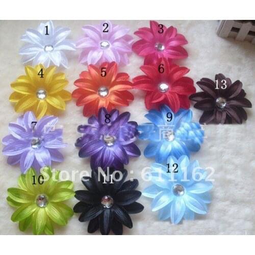 Lily flower hair Childrens hair adorn flower child hair girls hair bows 60pcs