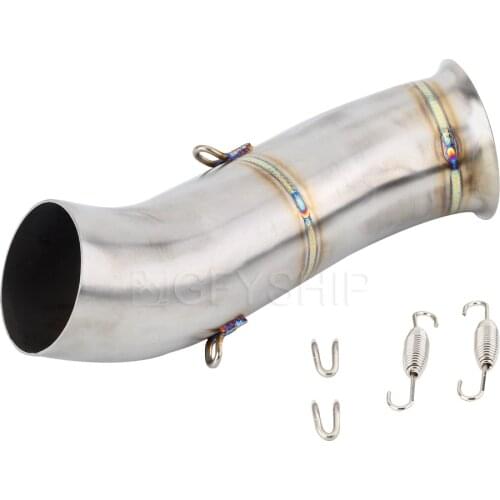 For Ducati Hypermotard 2013 2014 2015 2016 2017 2018 Hyperstrada 18 Escape Slip-on Motorcycle Exhaust Muffler Middle Link Pipe