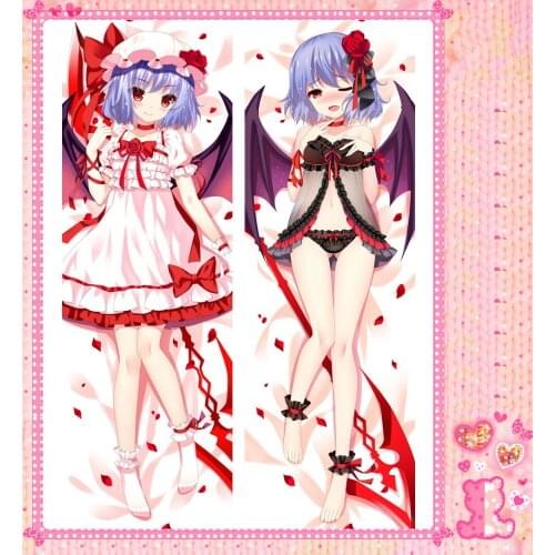 Japanese Anime Cartoon TouHou Project Peach Skin 2 Way Double sided hugging Pillow Case Pillow Cover Pilllowcase 79022