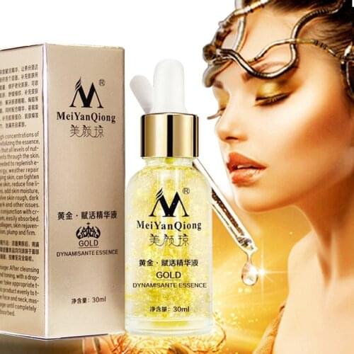 Skin Care 24K Gold Essence Day Cream Anti Wrinkle Face Care Anti Aging Collagen Whitening Moisturizing Hyaluronic Acid Ance