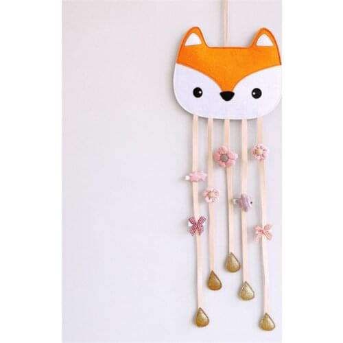 Factory DIY Felt Animals Nonwoven Fabric Educational Toy Lion Wall Hanging Hair Bow Holder