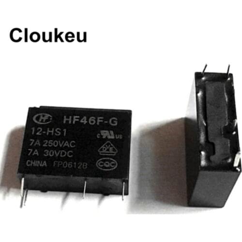 HF46F-G-12-HS1 HS1T 12V 7A Relay DIP4