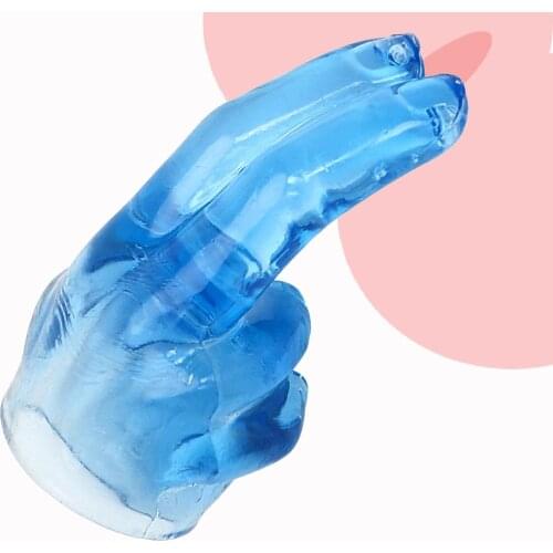 Unisex Adult Sex Product AV Magic Wand Accessory Artificial finger Shape Massager Headgear Clitoris Stimulation G spot Massage