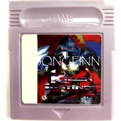 Killer Instinct Memory Cartridge for 16 Bit Handheld Video Game Console Card Accessories