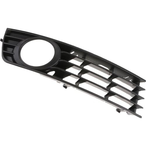 Left Side Chrome Fog Light Lamp Grill Vent Grille For 2001-2005 AUDI A4 S4