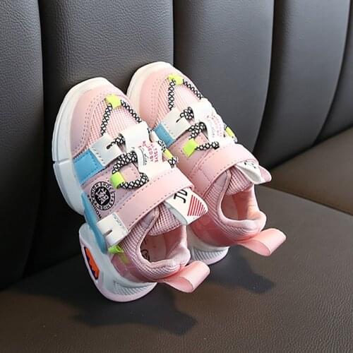 Spring Infant Children Toddler Little Girls Boys Casual Shoes For Kids Baby Mesh Breathable Sports Sneakers Shoes New 2021