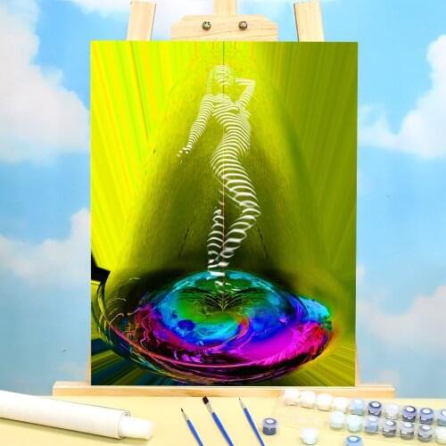Abstract Birth Of Venus Coloring By Numbers Painting Kit Acrylic Paints 40*50 Painting On Canvas Home Decoration For Wholesale
