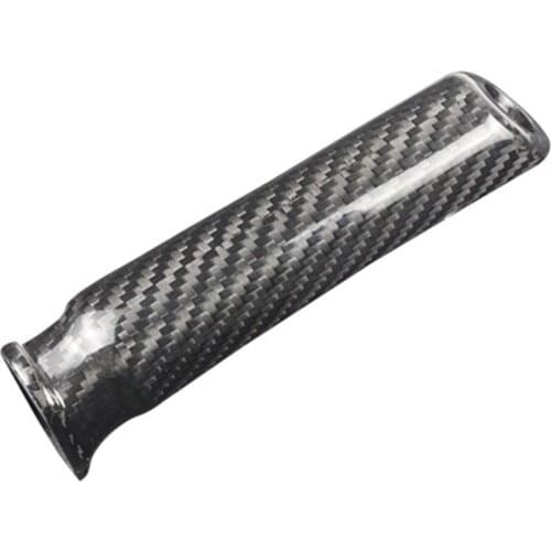Car Handbrake Grips Cover Trim Real Carbon Fiber for Subaru WRX Forester Accessories Interior