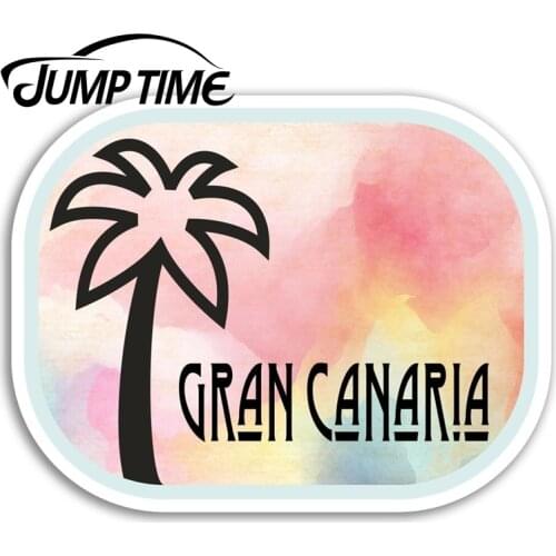 Jump Time Gran Canaria Vinyl Stickers Spain Cool Sticker Laptop Luggage Waterproof Car Decal Window Bumper Auto Accessories