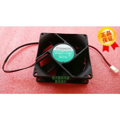 Original 8025 kd2408pts1-6 DC24V 2.9w 80 * 25MM inverter cooling fan