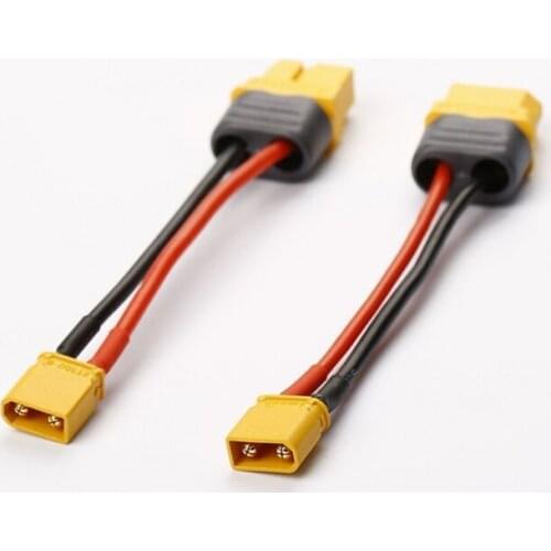 XT60 Female to XT30 Male Connector Adapter Converter Cable 16AWG 4in