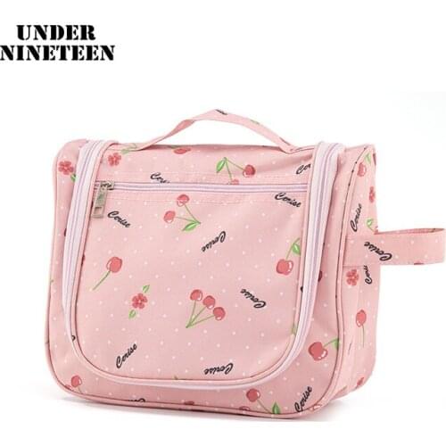 Under Nineteen New Travel Cosmetic Bag Large Capacity Toiletry Travel Handbags Organizer Bag Free Shipping Wholesale Custom Logo