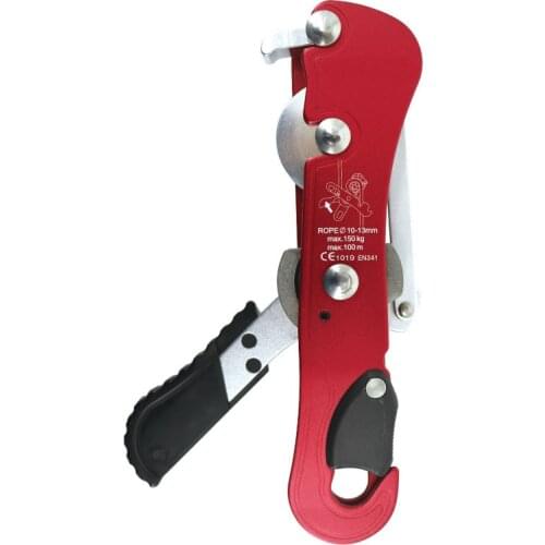 Professional Rock Climbing Handle-Control Descender Climbing Equipment Survival Gear Rappelling Brake Downhill Descender