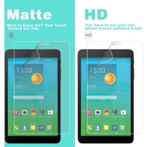 Front HD Anti-Fingerprint Clear Glossy Film For Alcatel One Touch Pixi 7 1216X 4899 7" Matte Anti-Glare Screen Protector Cover