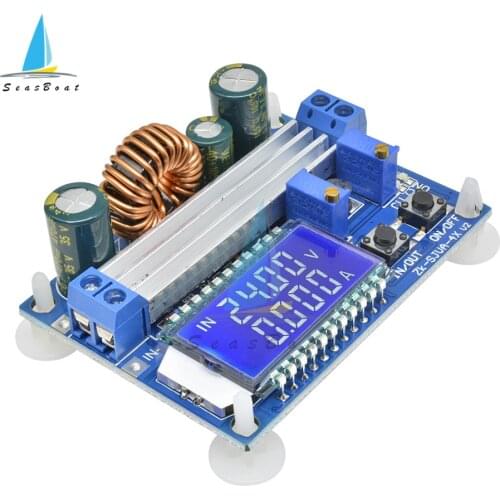 DC 5-30V to DC 0.5-30V 35W Adjustable CC CV Step Up Down Buck Boost Converter Power Supply Module Voltage Regulator LCD Display