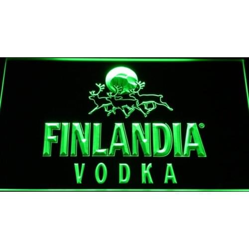 A185 Finlandia vodka LED Neon Light Signs with On/Off Switch 20+ Colors 5 Sizes to choose