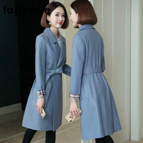 Tajiyane 2020 Womens Leather Jacket Sheepskin Coat Real Genuine Leather Women Jackets Spring Autumn Female Coat 1983 WPY450